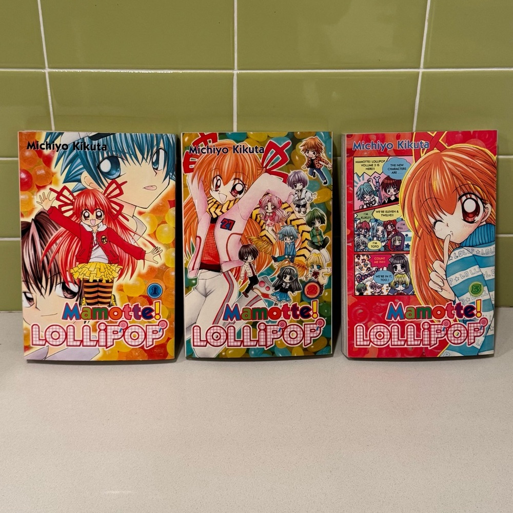Mamotte! Lollipop by Michiyo Kikuta - Volumes 1-3